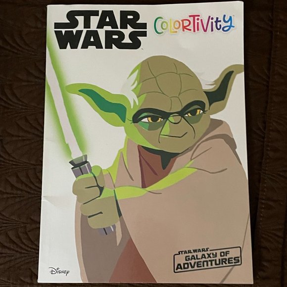 Colortivity Dinsney STAR WARS Galaxy Of Adventures~Coloring & Activity Book - Picture 3 of 4